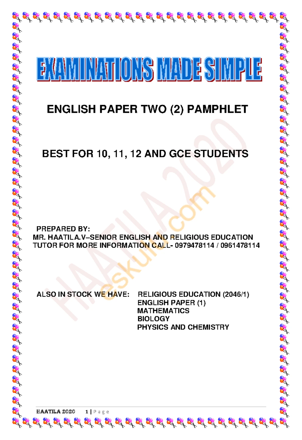 ACCUPLACER WritePlacer ESL Guide: Sample Essays & Scoring Insights 2021 ...