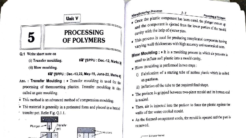 MP Decode PYQ: Processing of Polymers - Key Concepts and Techniques ...