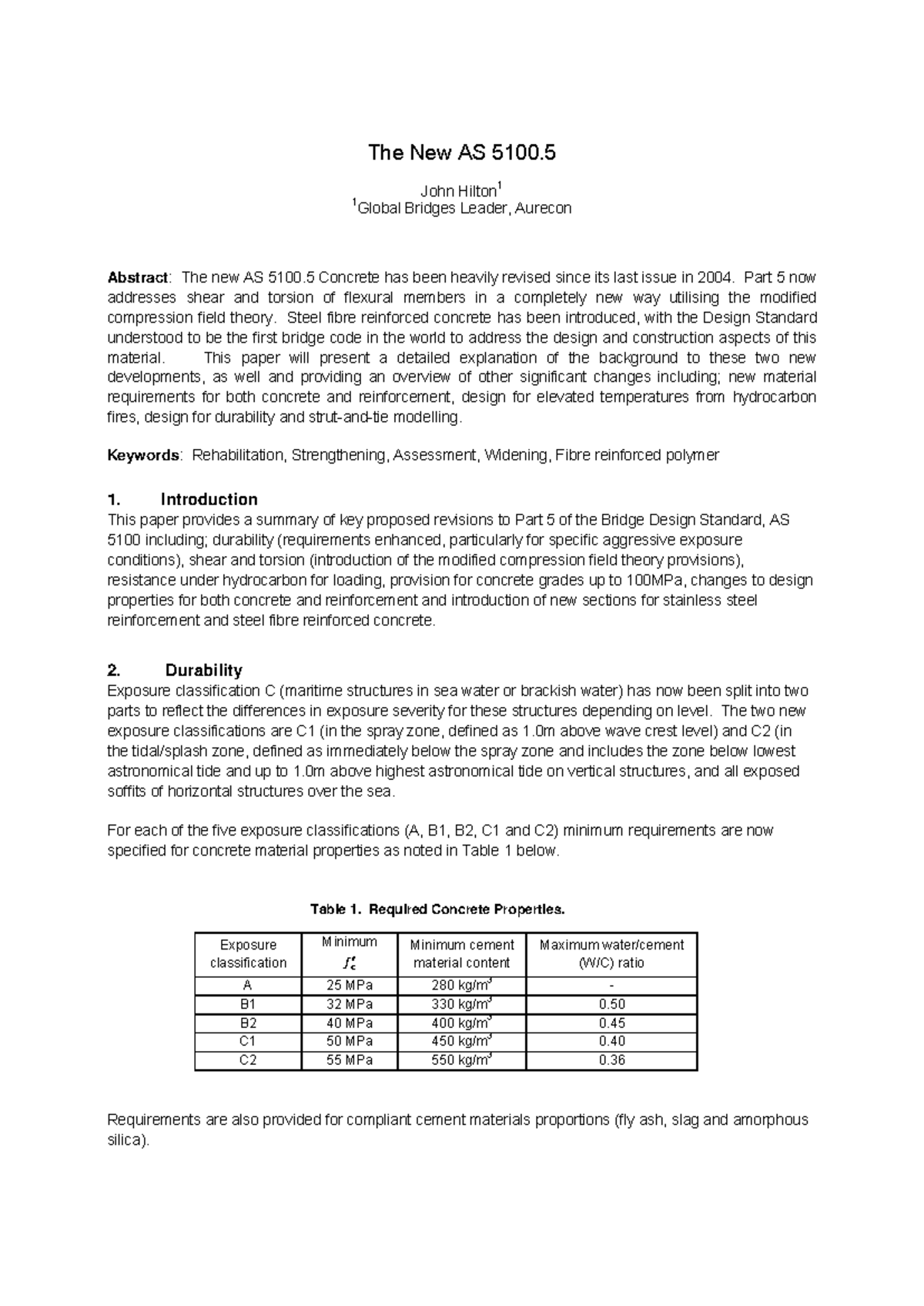 Revisions to AS 5100.5: Key Changes in Bridge Design Standards - Studocu