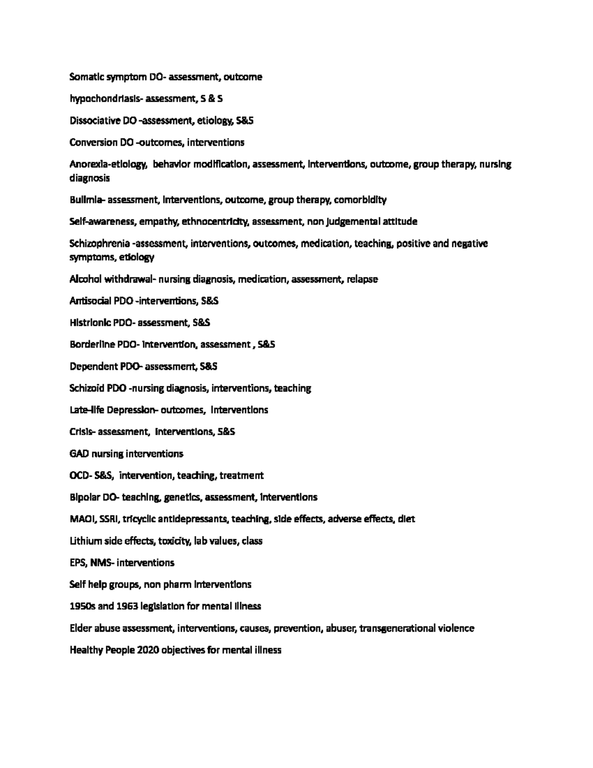 Psych 101 Final Exam Notes - Studocu