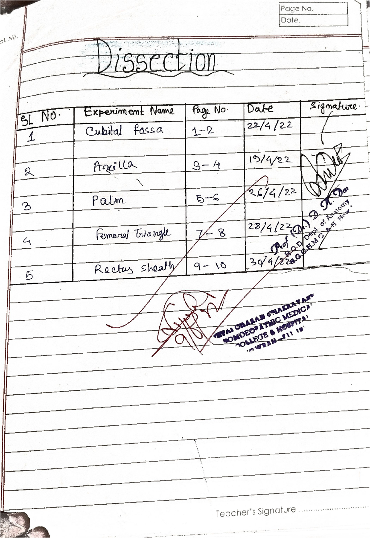 Dissection of Bones and Viscera: Anatomy Lab Notes (ANAT 101) - Studocu