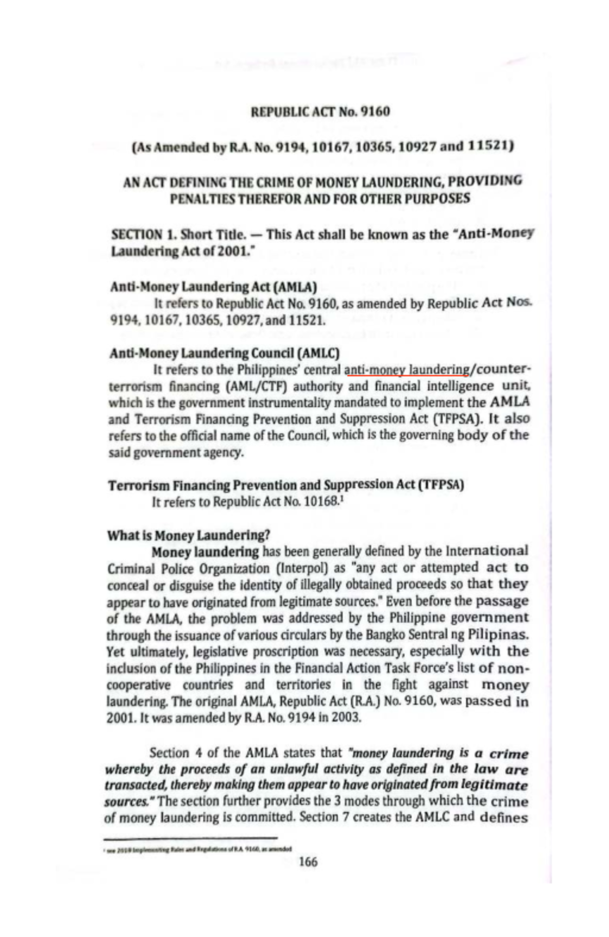 AMLA 9160: Understanding the Anti-Money Laundering Act and Its ...
