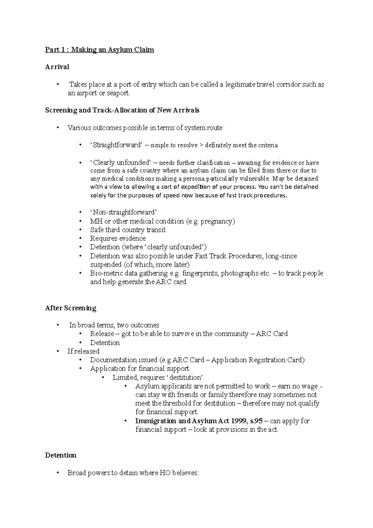 Law 316 - Week 3 notess - notes on law 316 - lecture note. university ...