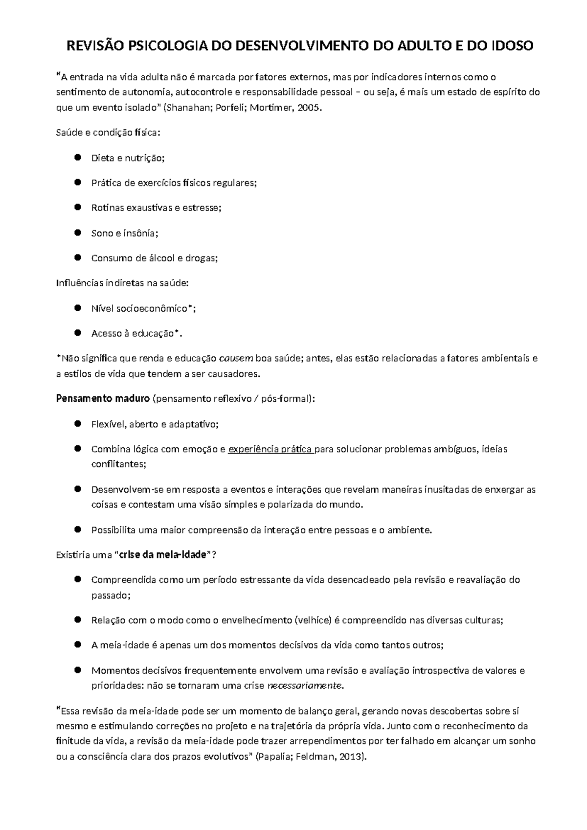 Psicologia do Desenvolvimento do Adulto e Idoso: Uma Análise Completa ...