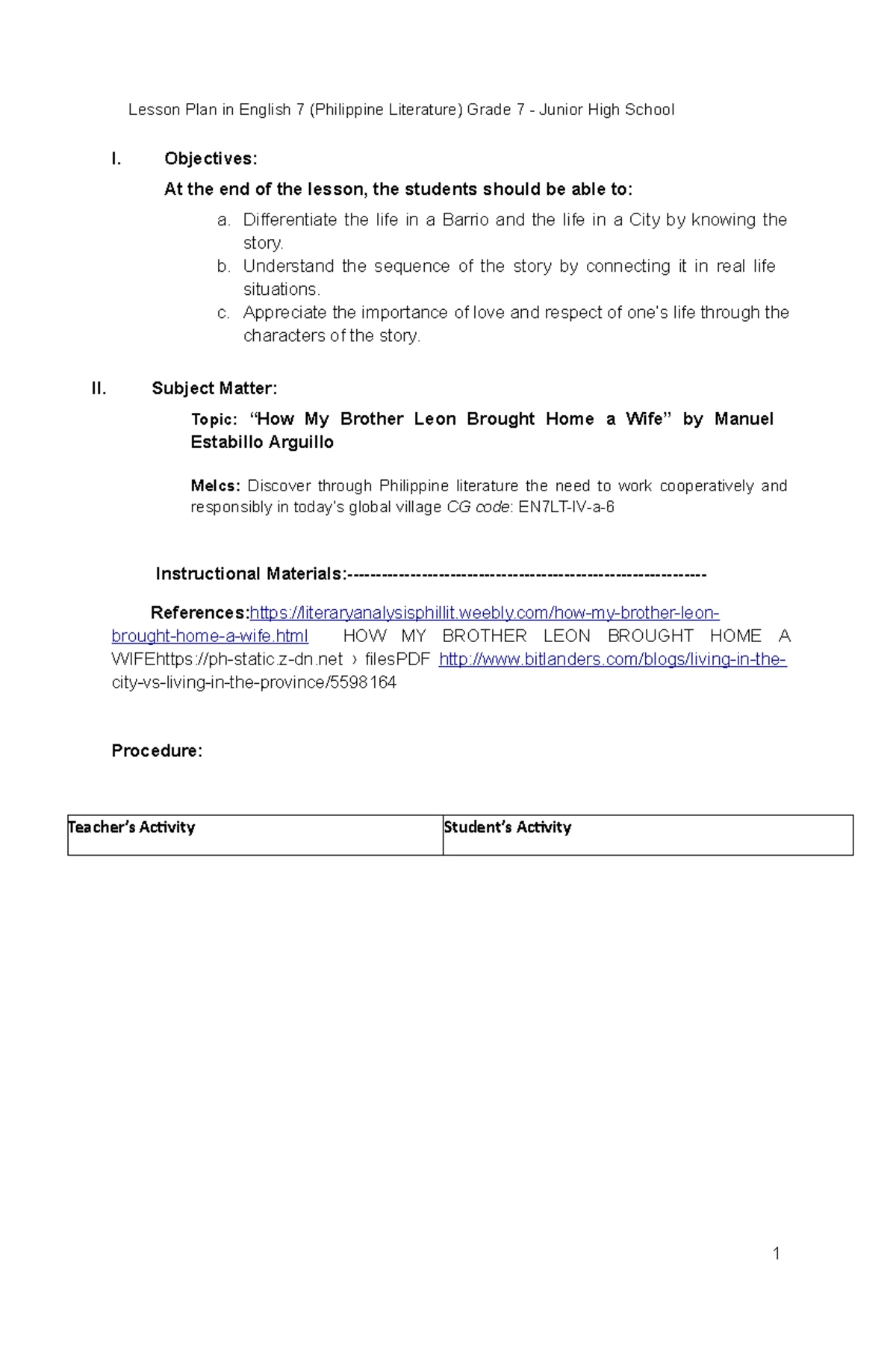 Daily Lesson Plan for Biomolecules - Science 10 (Quarter 4) - Studocu