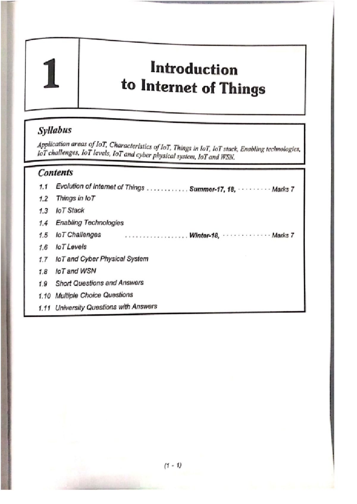 IOT & Apps Technical Book (3160716) - IOT & it's applications - Studocu