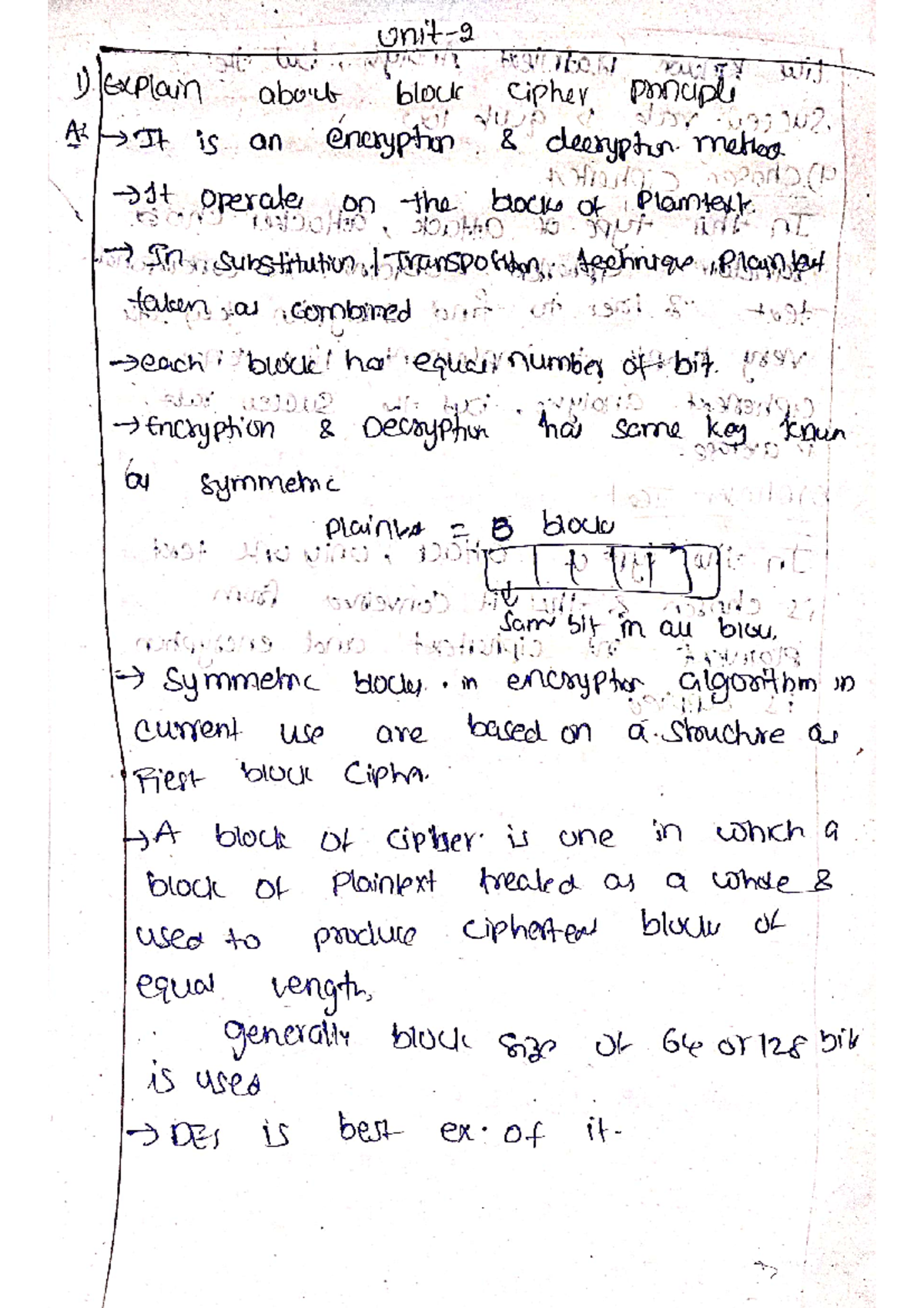 CNS 2 - Block Cipher Principles and Encryption Algorithms Overview ...