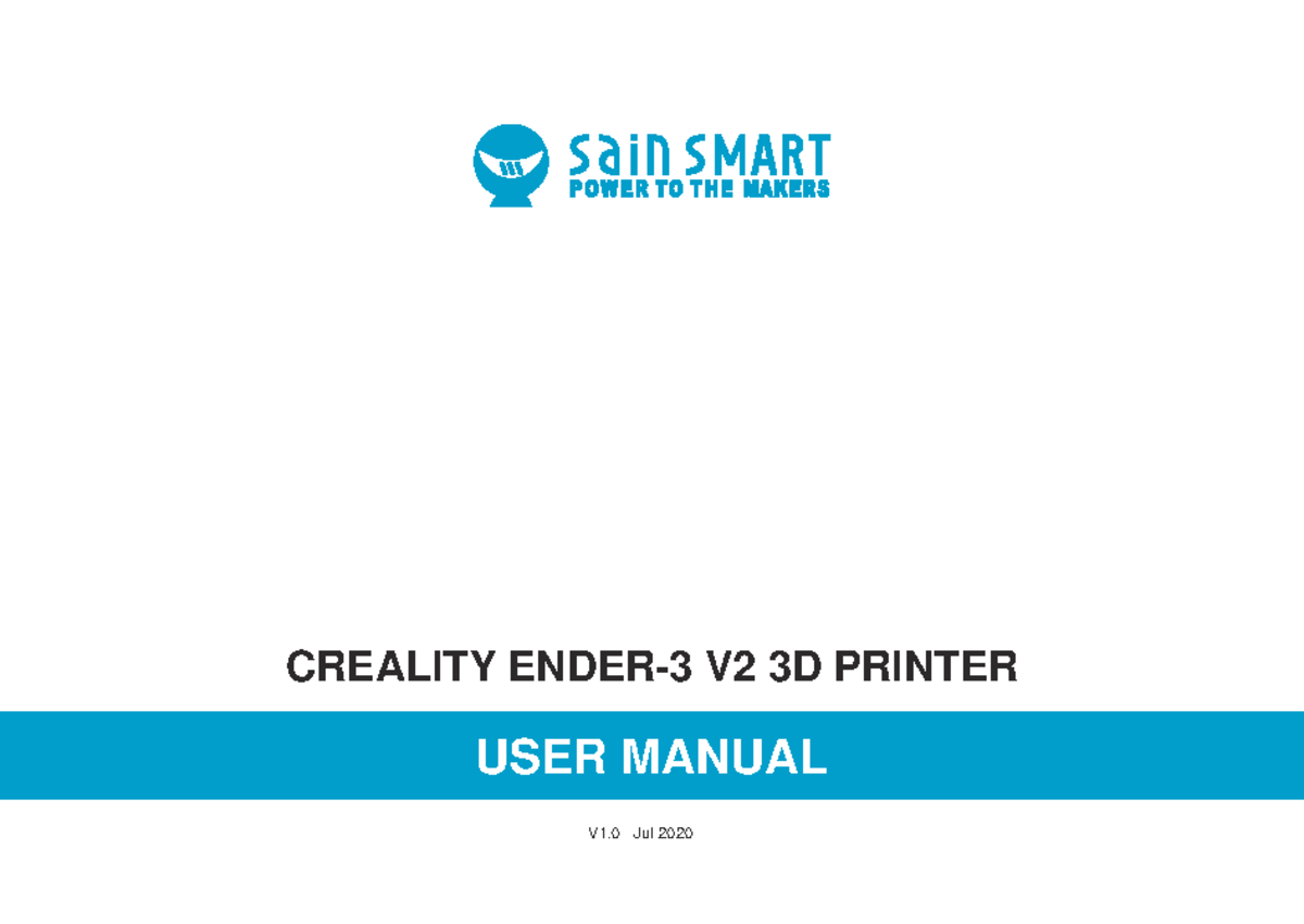 Manual ender 3 v2 - USER MANUAL CREALITY ENDER-3 V2 3D PRINTER V1 Jul ...