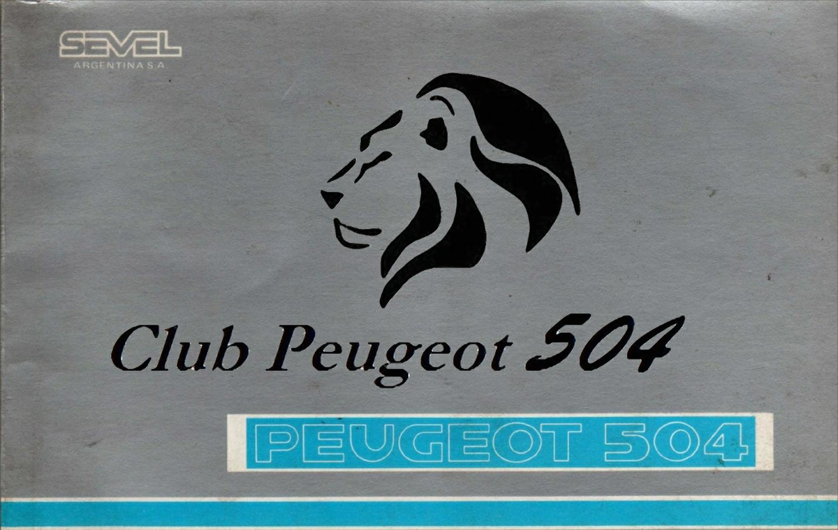 Manual del Usuario Peugeot 504 - SEVEL ARGENTINA S.A. - Document Preview