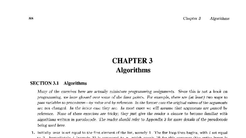 88 Chapter 3 Algorithms: Understanding Key Concepts and Procedures ...