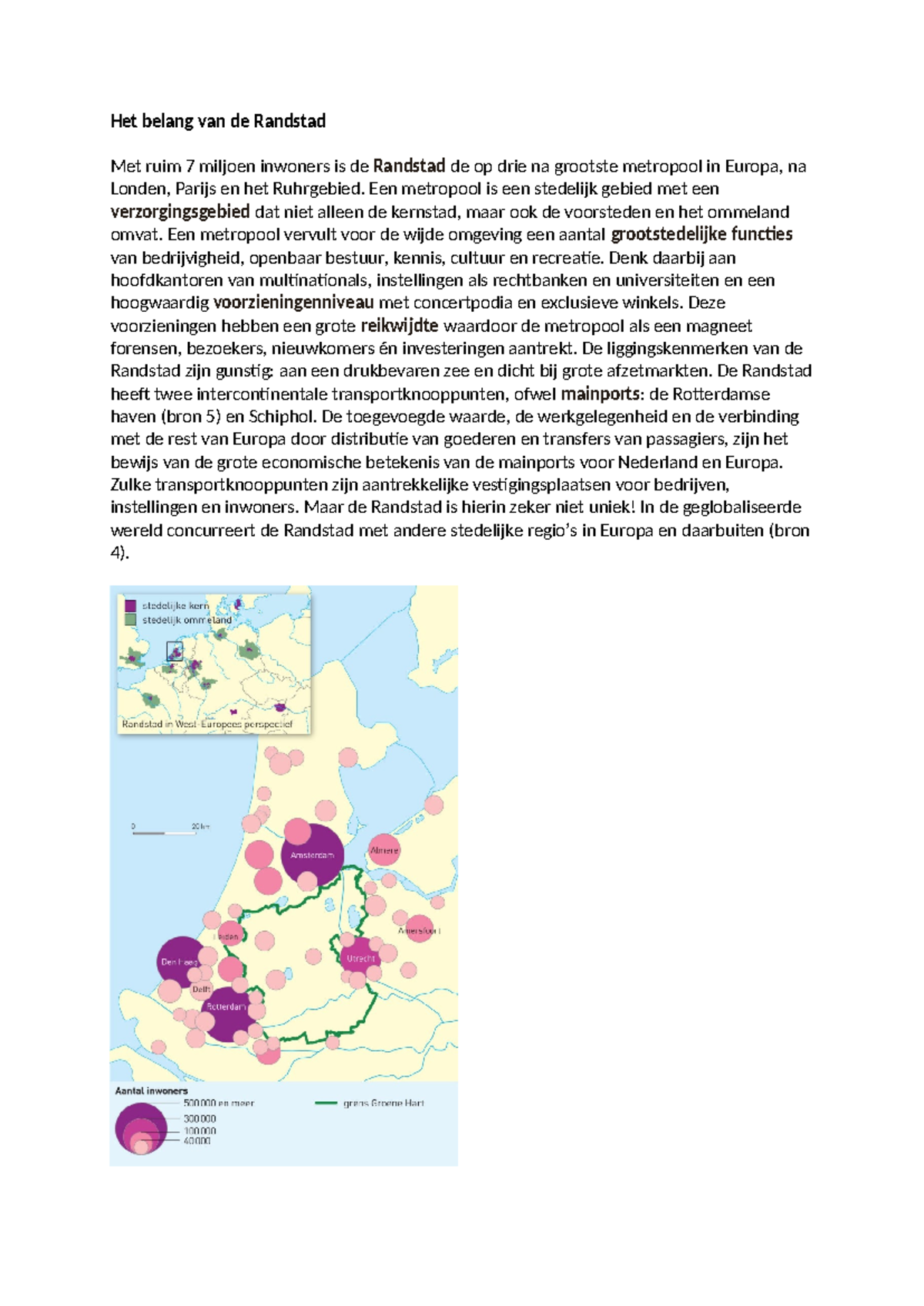 Randstad: Essentiële Inzichten over Bevolking en Ruimtelijk Beleid ...