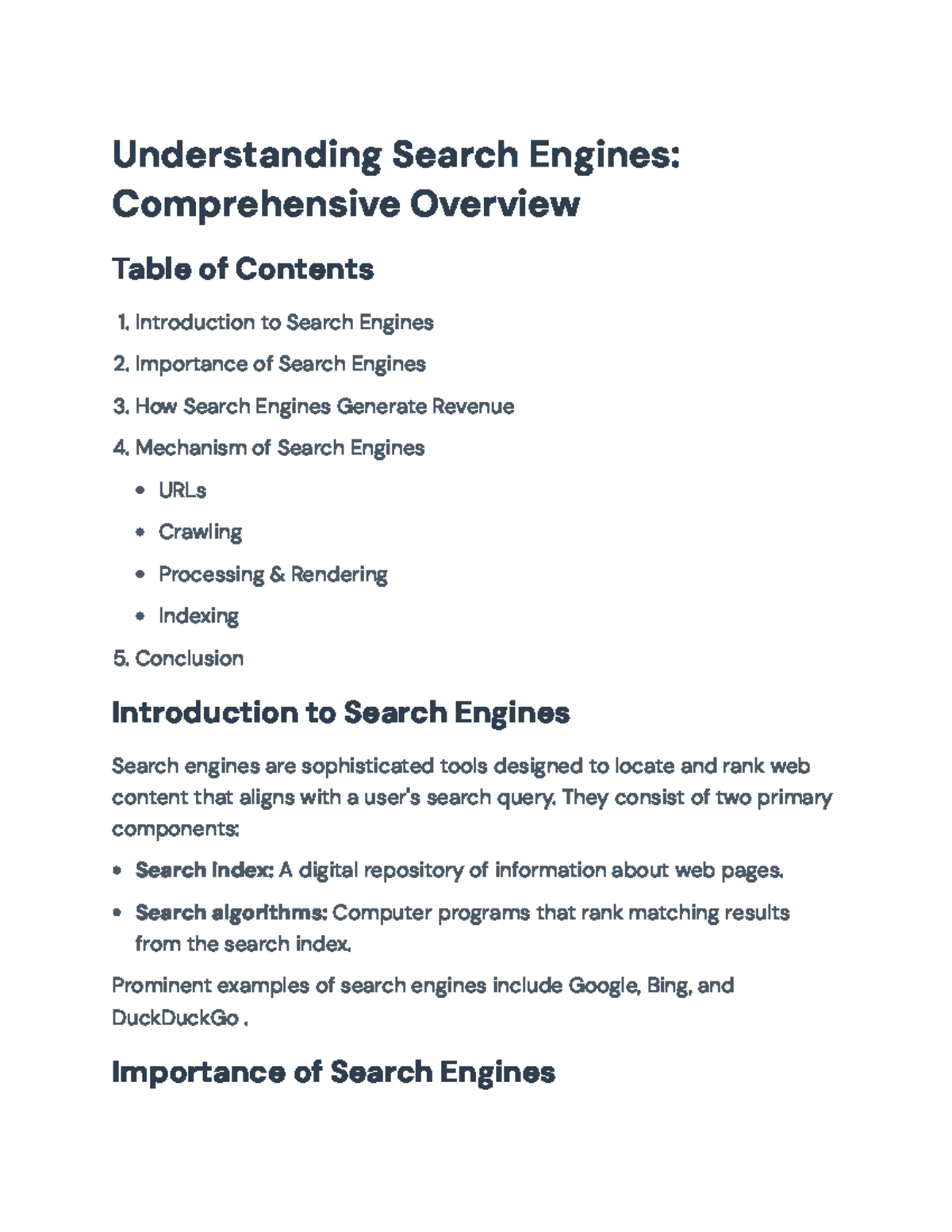 Understanding Search Engines: Mechanisms, Revenue, and Impact on SEO ...