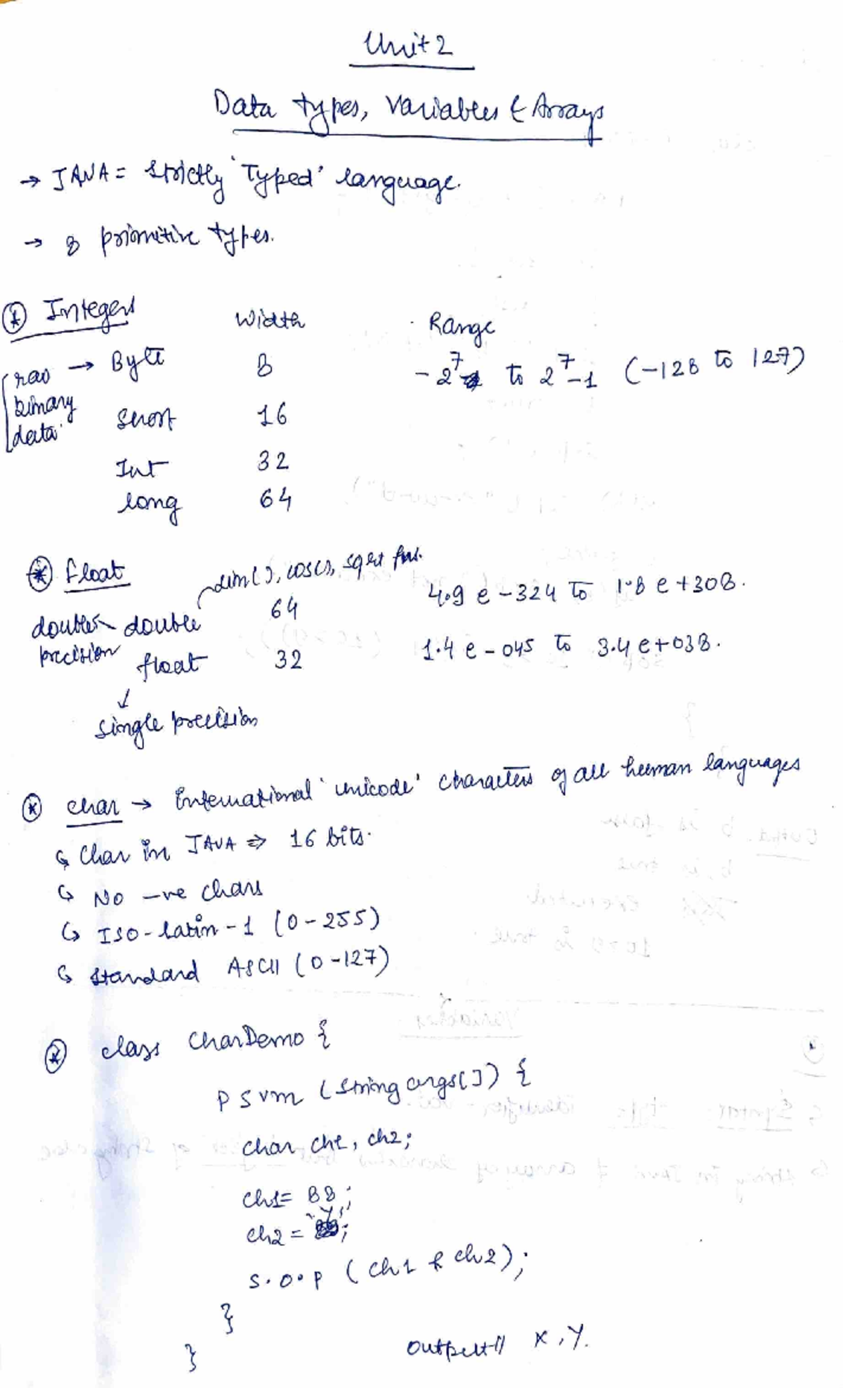 OOPS Handwritten Notes for Effective Learning and Revision - Studocu