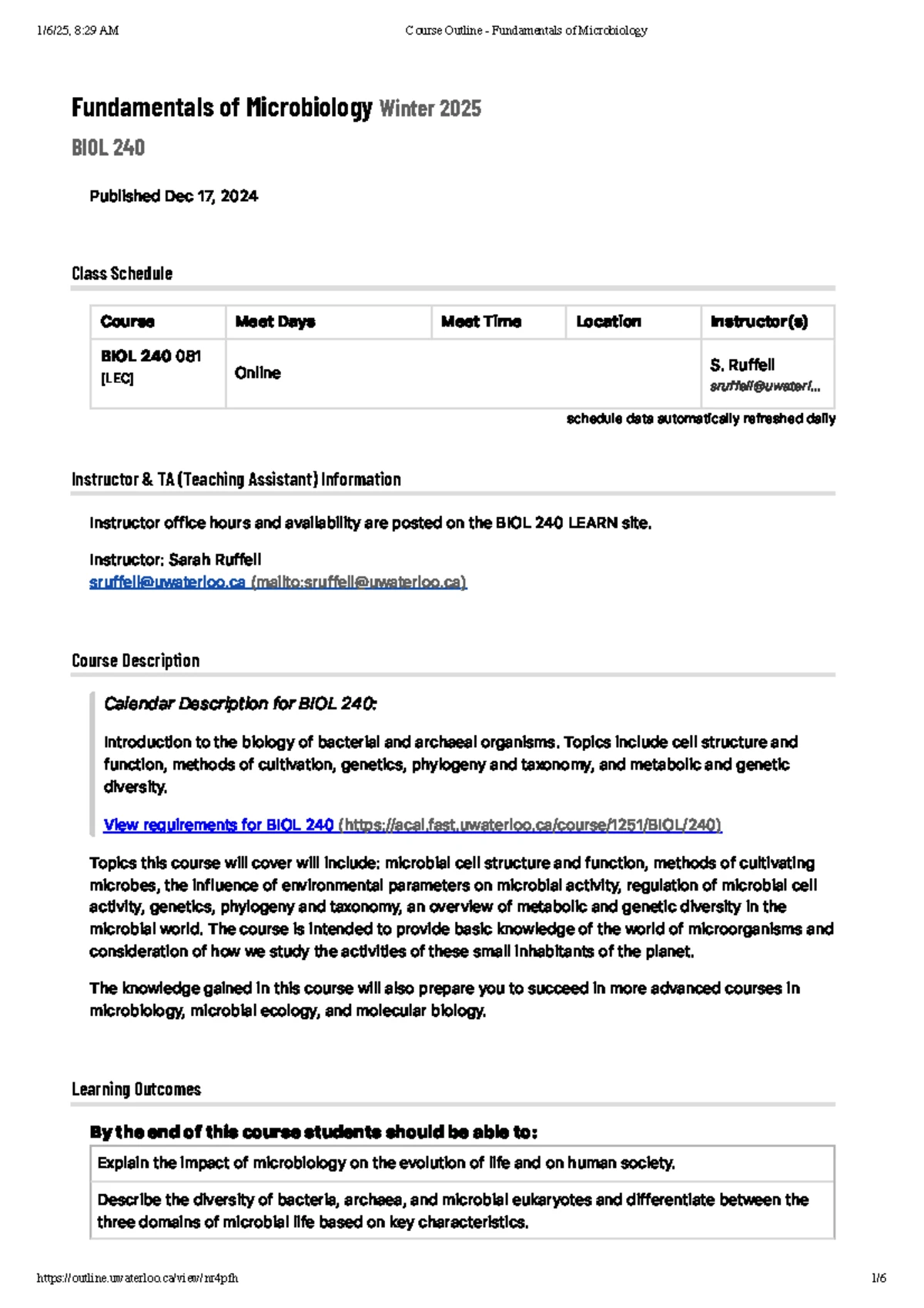 BIOL 1000 - Lab 5 - BIOL 1000 - LAB 5 Pre-lab Worksheet - Akshara ...