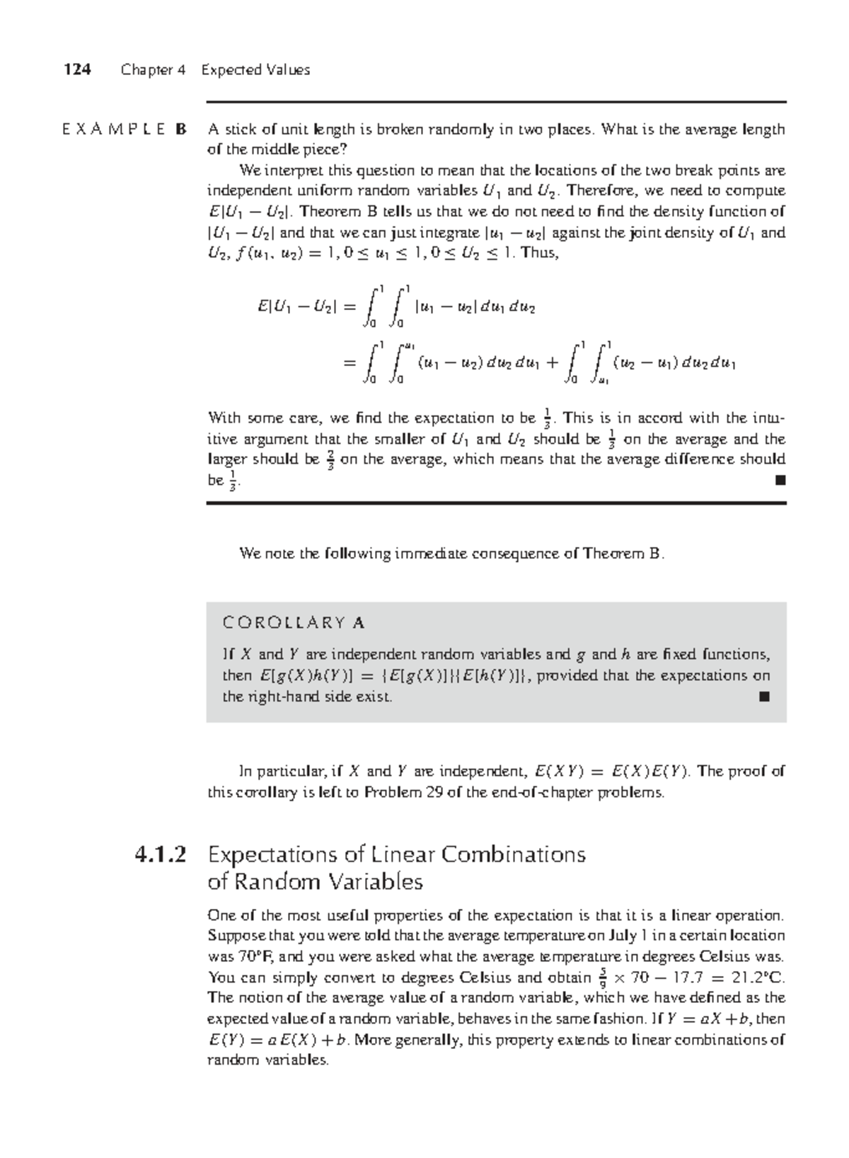 124 Chapter 4: Expected Values in Random Variables Analysis - Studocu