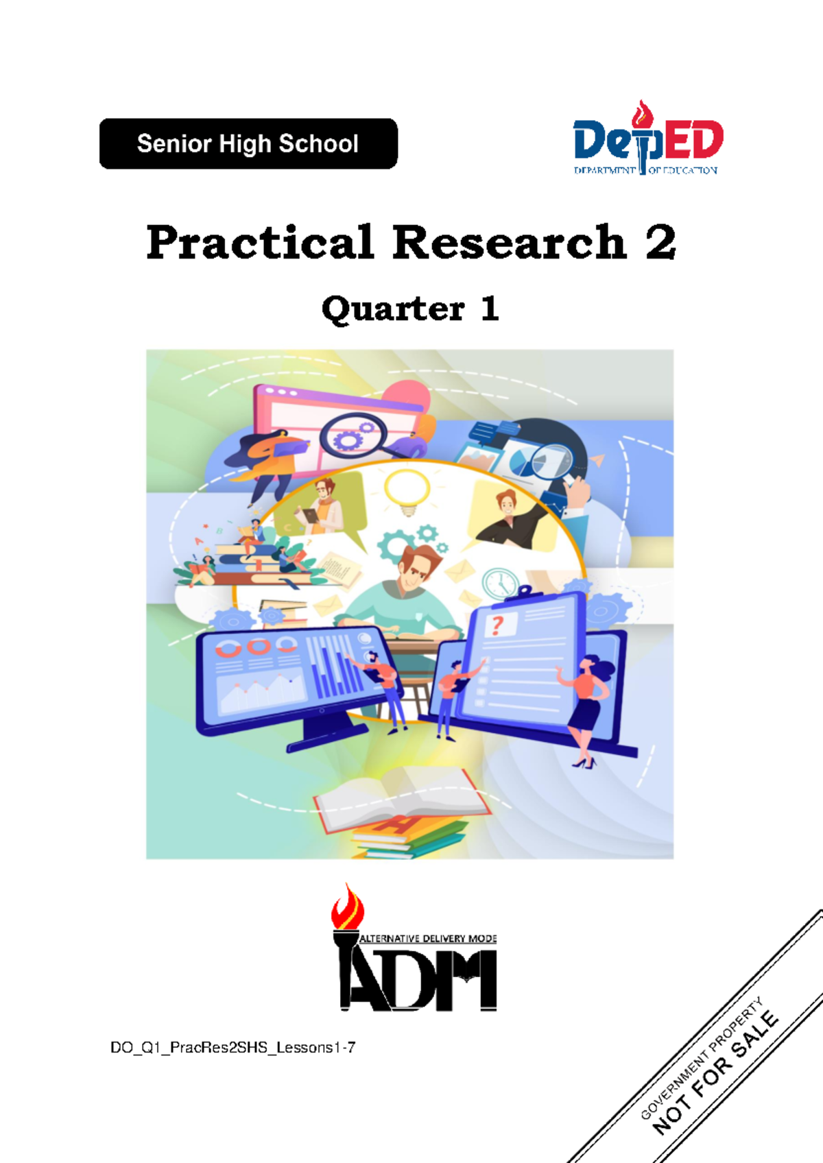 Practical Research 2: Lessons 1-7 Overview - Studocu