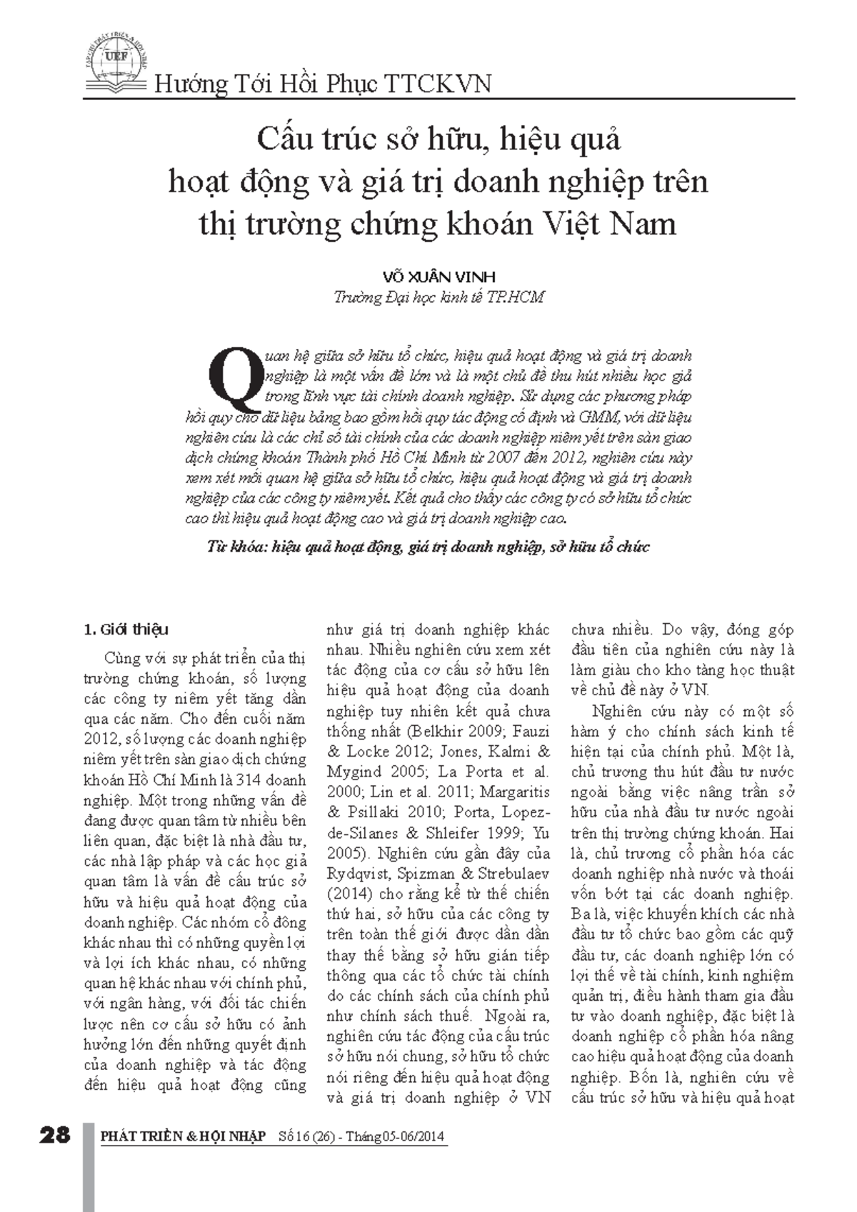 Hng Ti Hi Phc Ttckvn - njkm nghiên cứu khoa học ngành tài chính - PHÁT ...