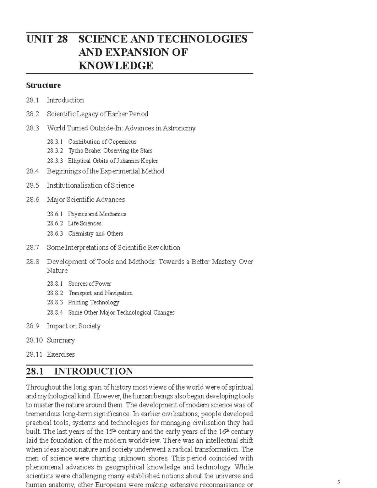 Unit 28: Science, Technology, and the Knowledge Revolution in History ...