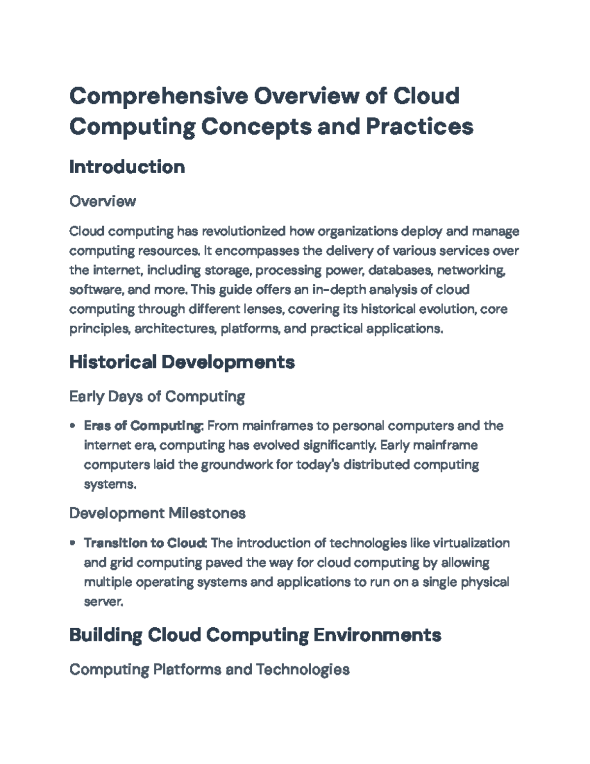 Comprehensive Guide to Cloud Computing Concepts and Practices ...