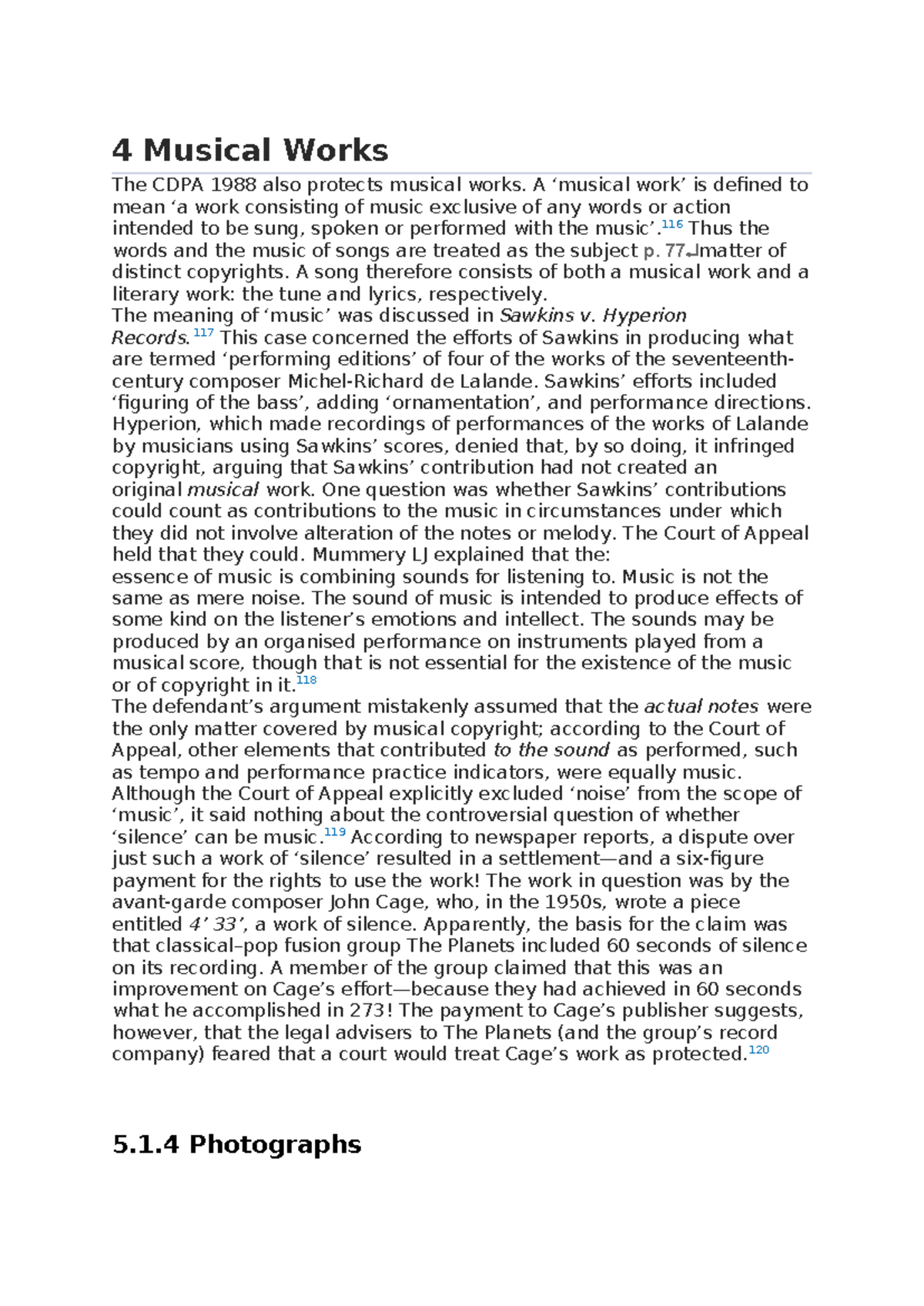 Chapter 3 - Intro to Copyrights: Musical Works & Artistic Creations ...