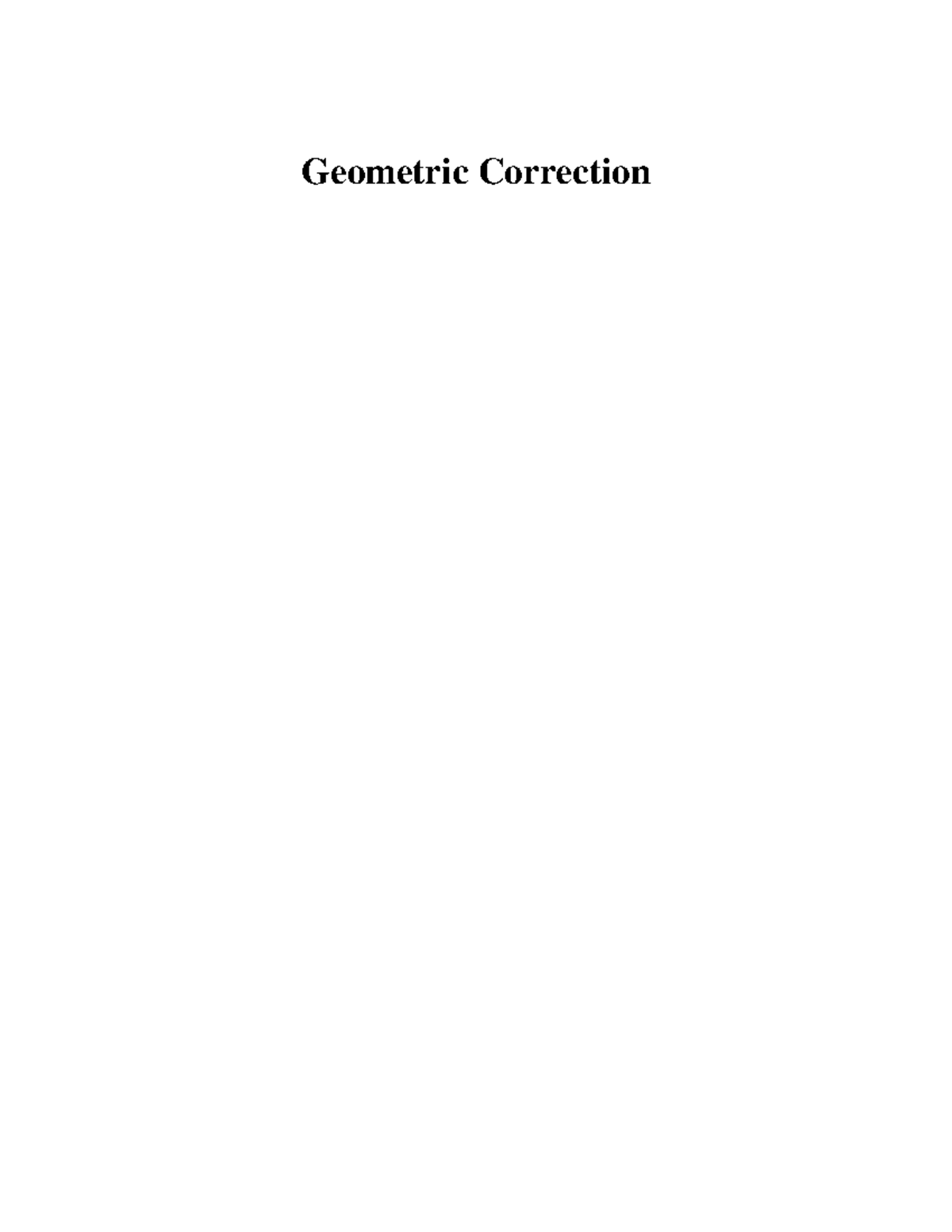 Lab 05 - Geometric Correction Techniques in Remote Sensing and ...