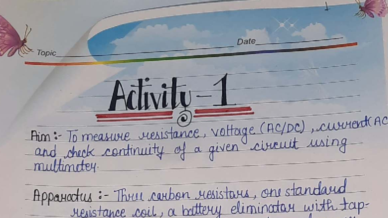 Activity File for Class 12: Electrical Resistance and Circuit Analysis ...