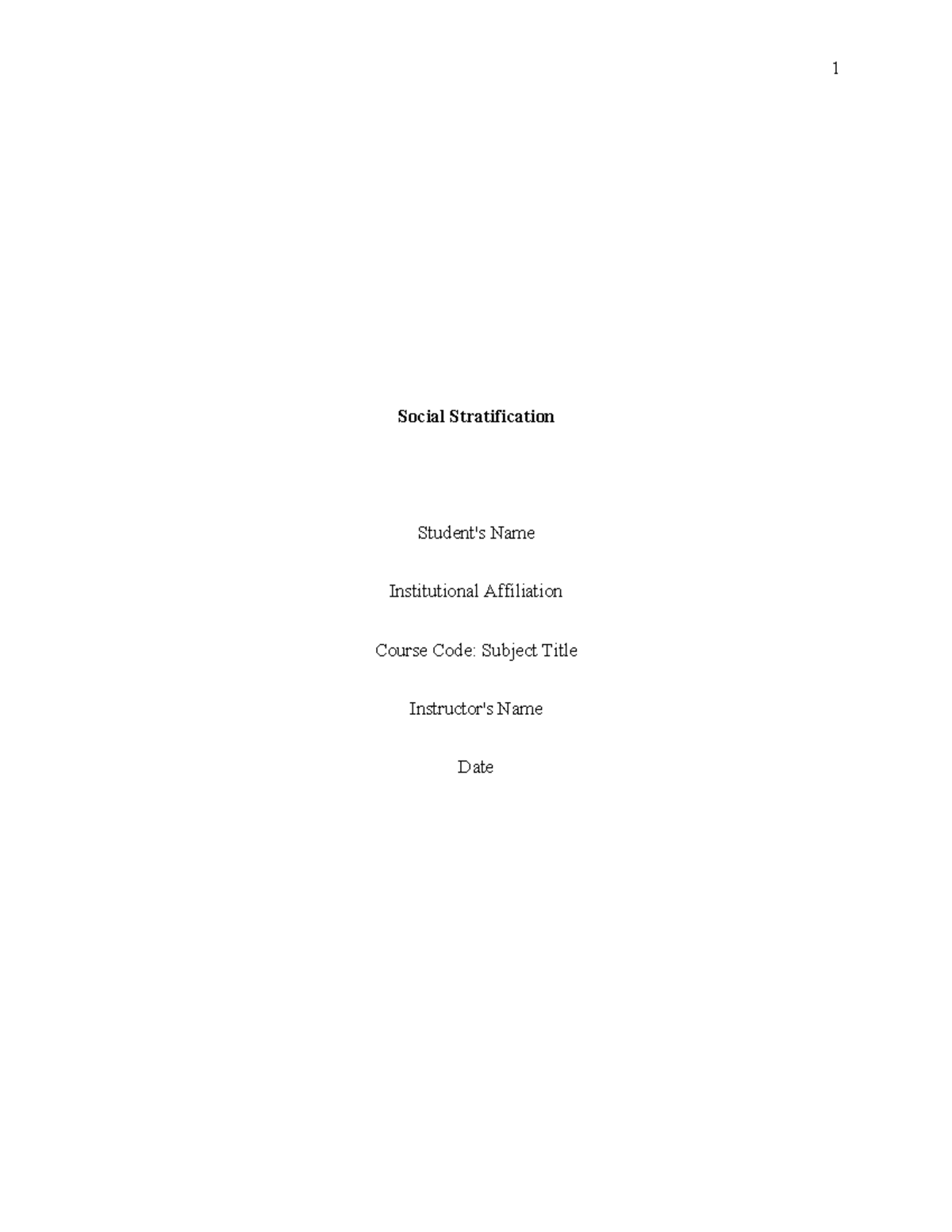 Social Stratification: Definitions, Types, and Characteristics (Course ...