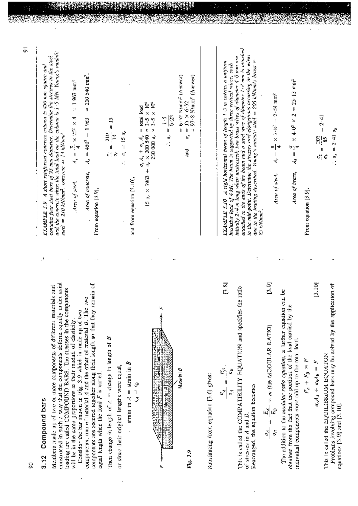 Compound Bars Notes: Theory and Examples in Structural Analysis - Studocu