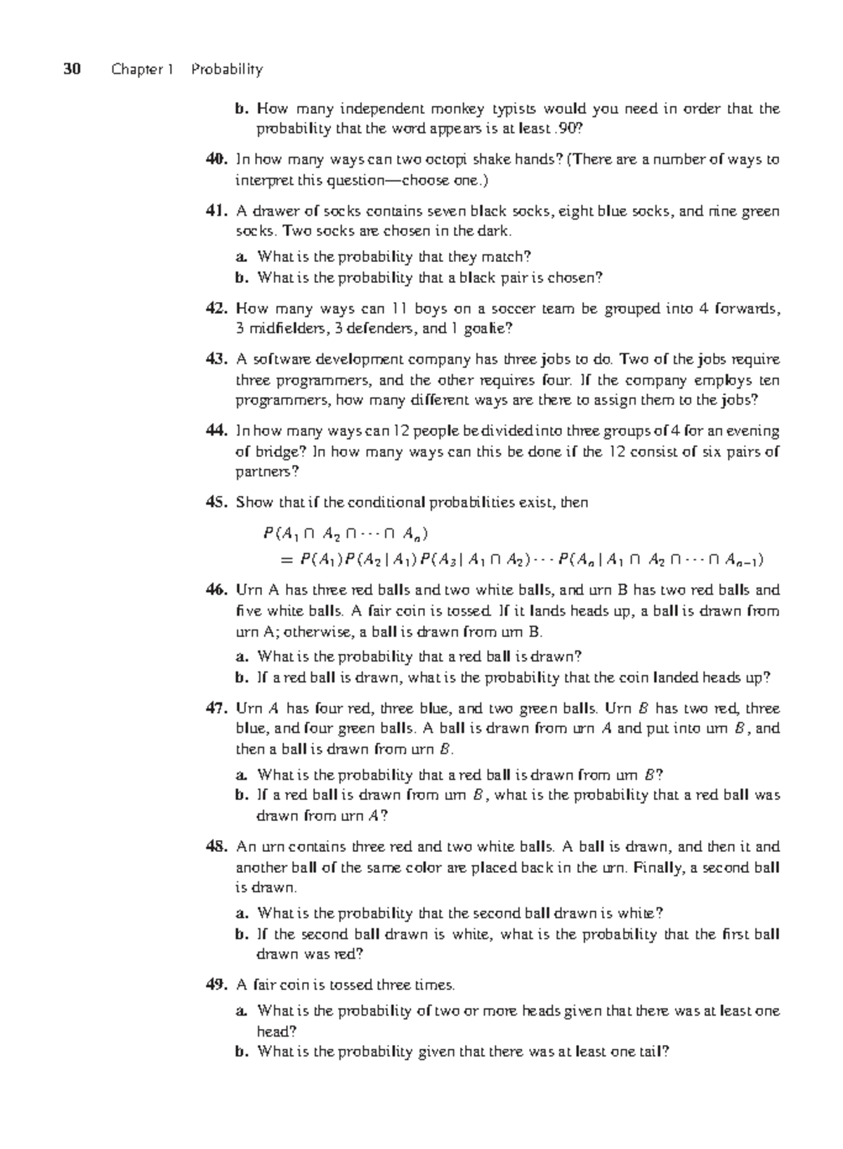 Mathematical Statistics and Data Analysis 3ed – Chapter 1 Probability ...