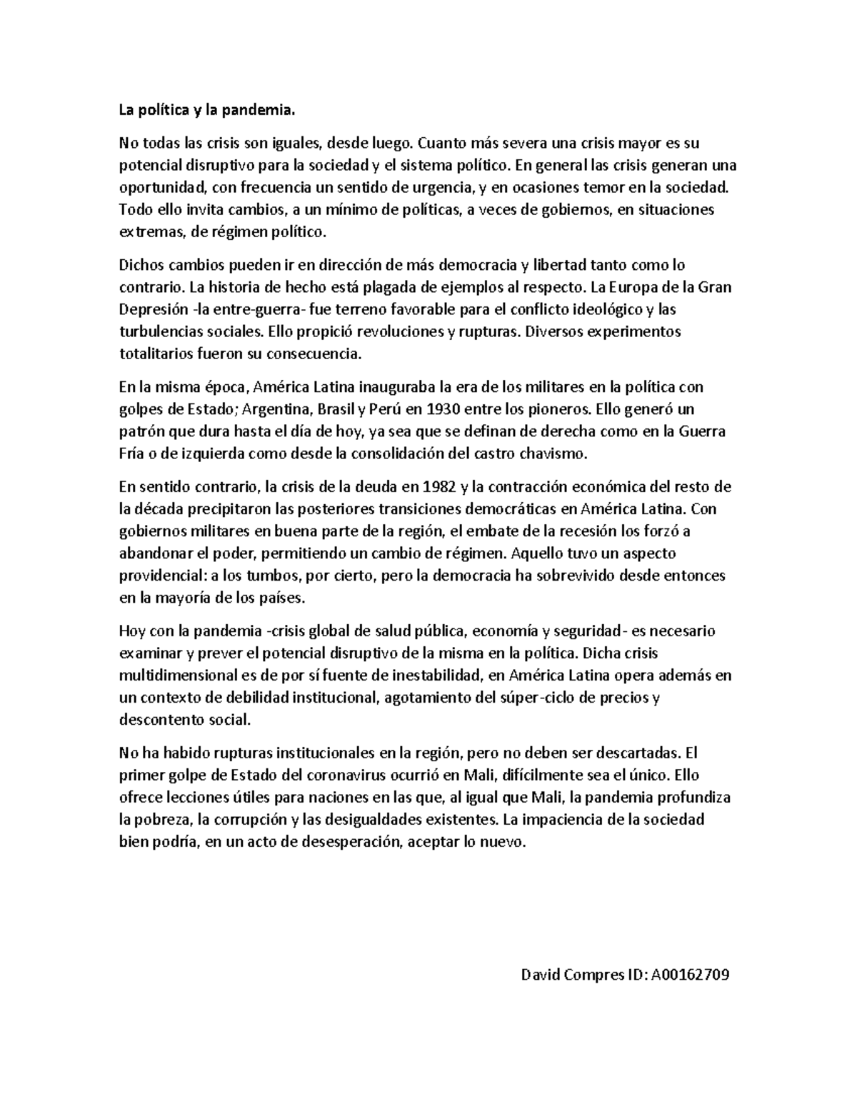 Compres-David La Acentuación del Idioma Español - La política y la ...