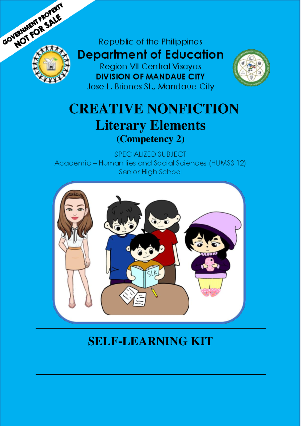 Creative Nonfiction HUMSS 12 Self-Learning Kit Q3 Competency 2 - Studocu