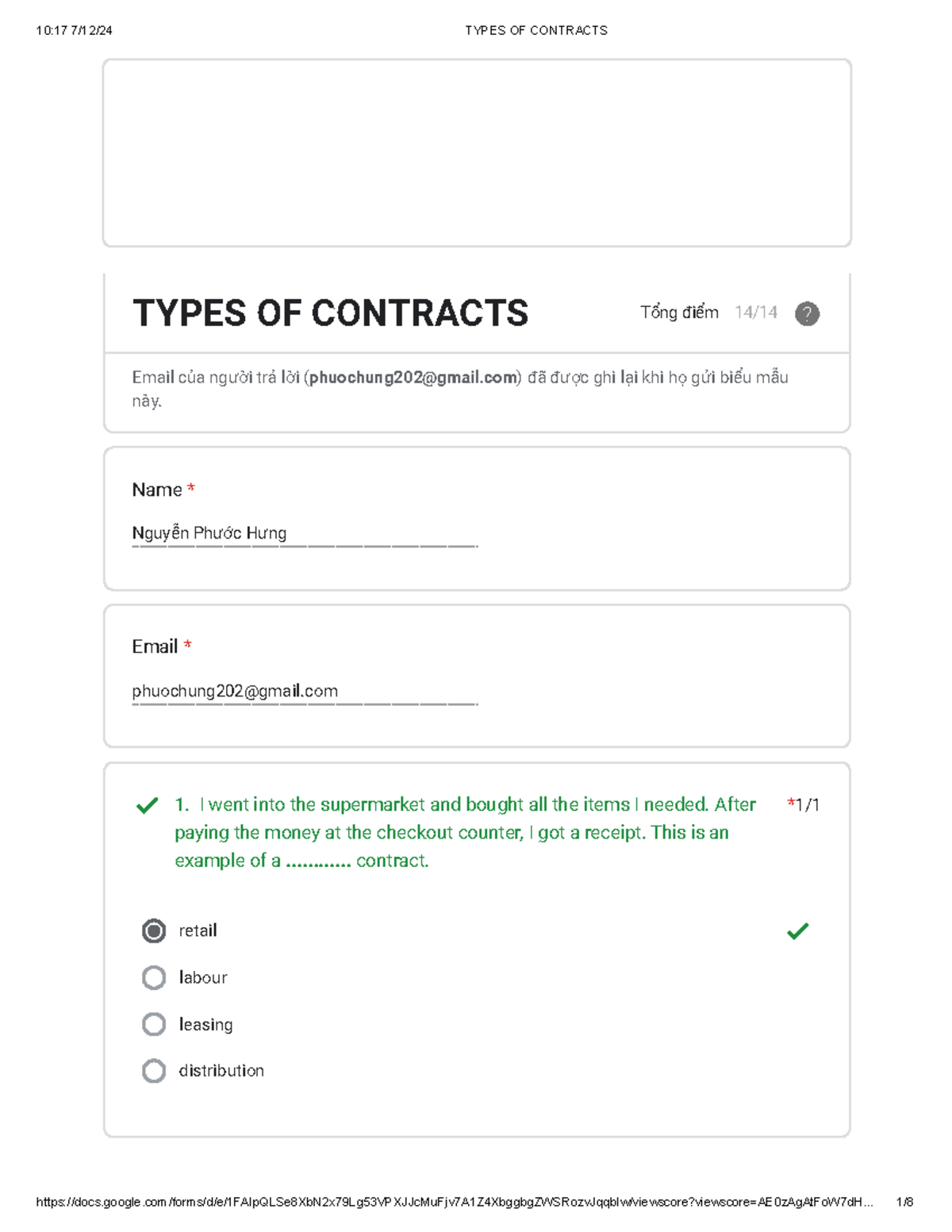 Types of Contracts and Their Examples for Business Studies - Studocu