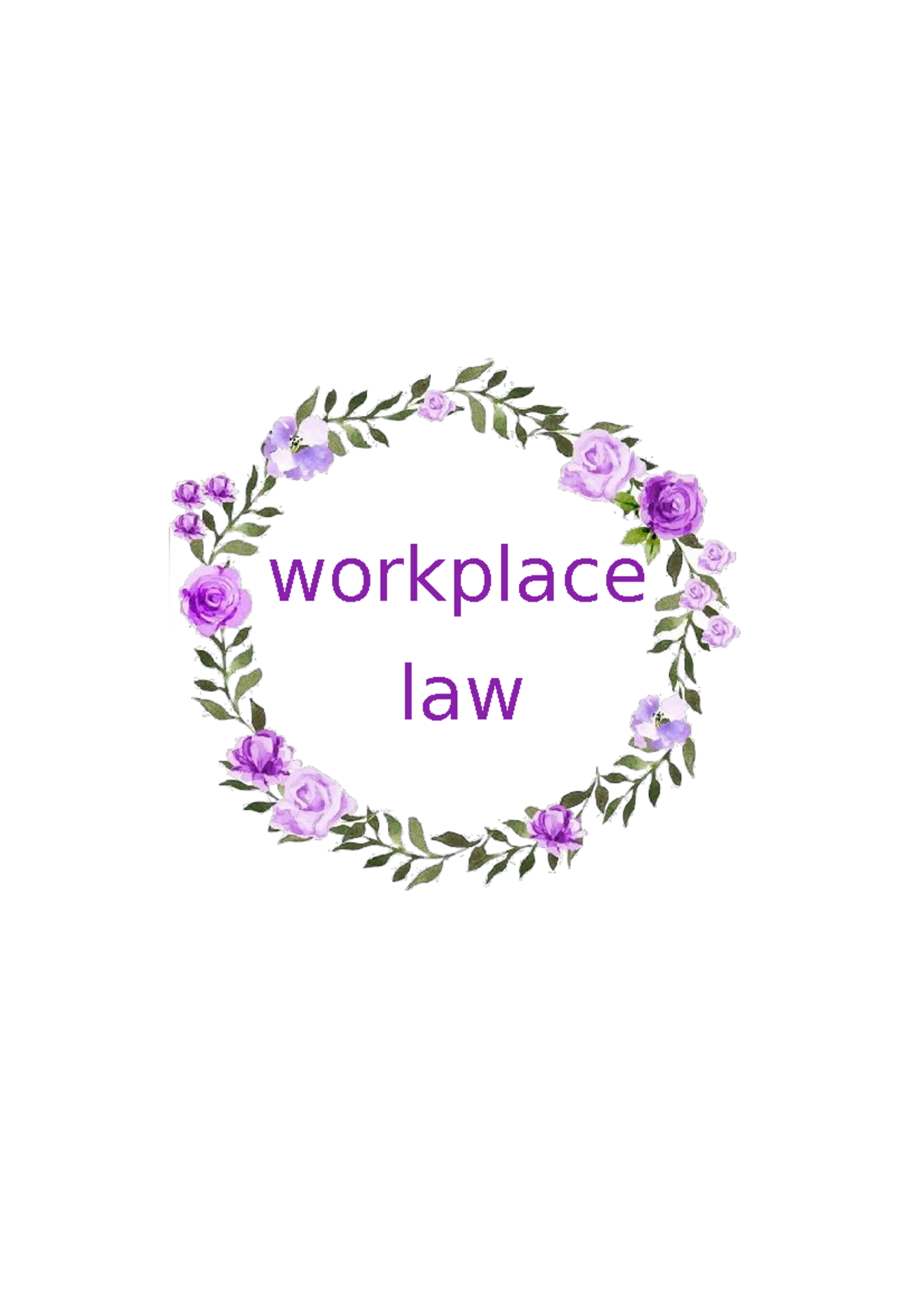 Workplace Law Regulation and Employment Contract Insights (LAW 101 ...