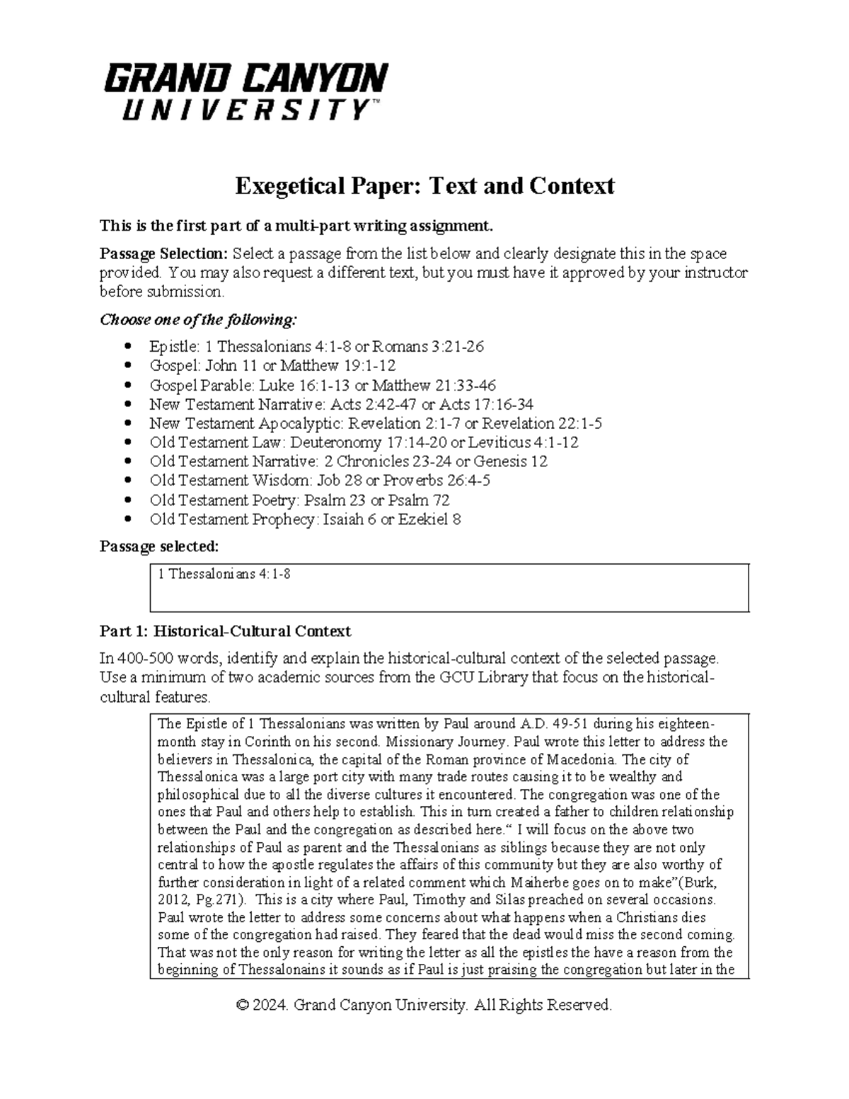 BIB-355-RS-T2 Exegetical Paper Template for 1 Thessalonians 4:1-8 ...