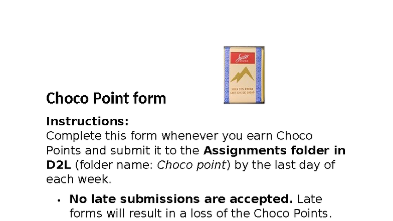 Choco point form-2 - nscbkhbwekcj - Choco Point form Instructions ...