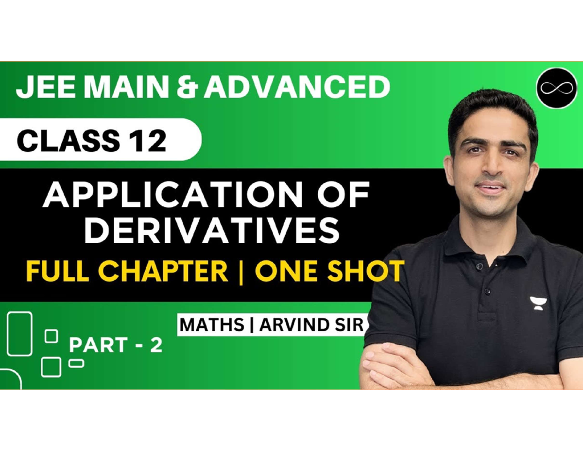 Application of Derivatives: Increasing & Decreasing Functions (MATH101 ...