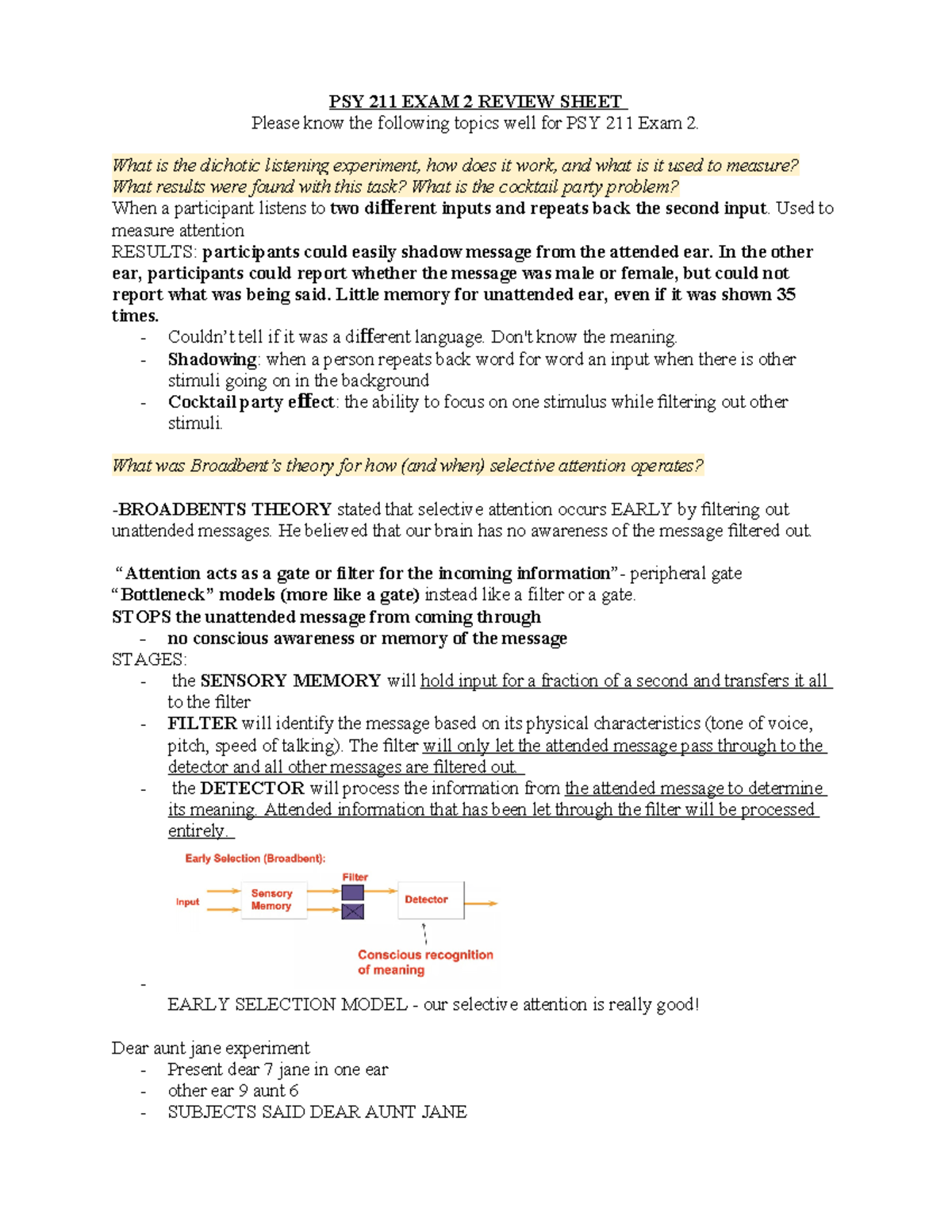 PSY 211 Midterm Exam 2 Comprehensive Review Guide - Studocu