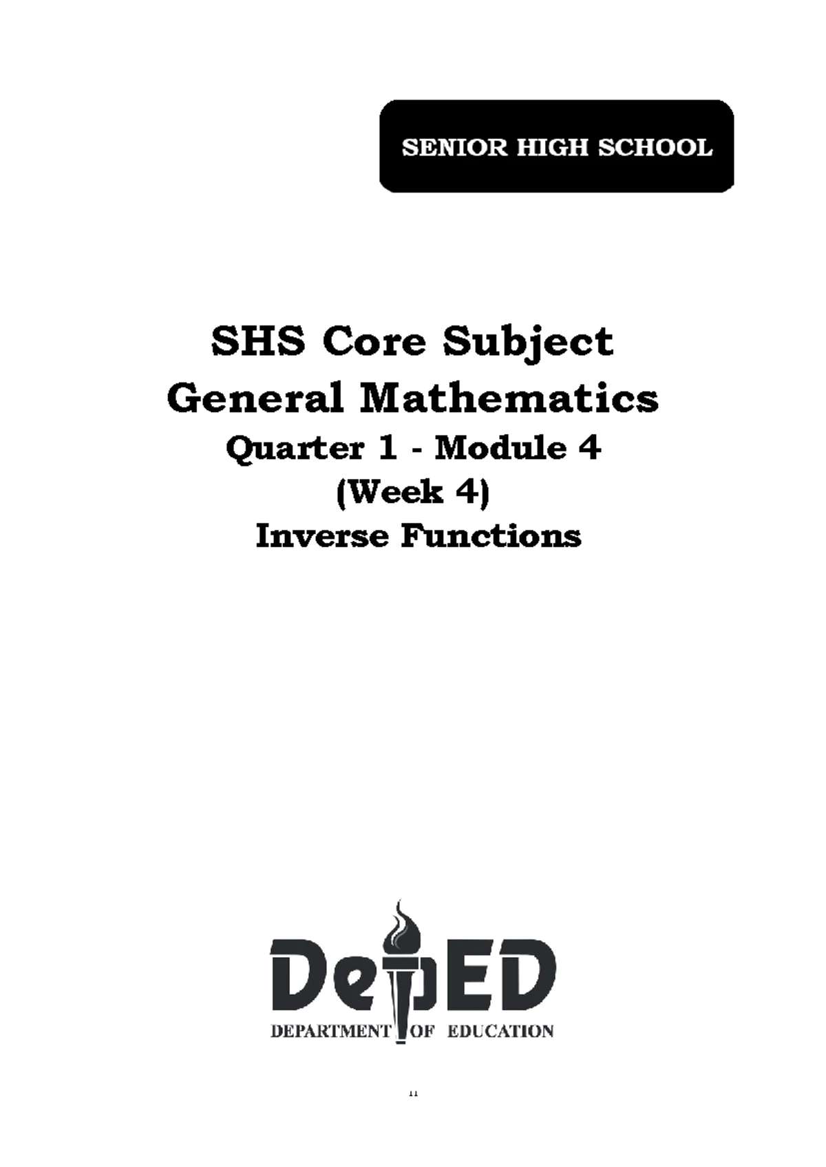 GEN MATH Q1 WK 2 Module 2: Understanding Rational Functions - Studocu