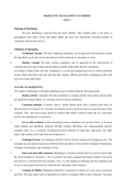 Marketing Management - MBA notes