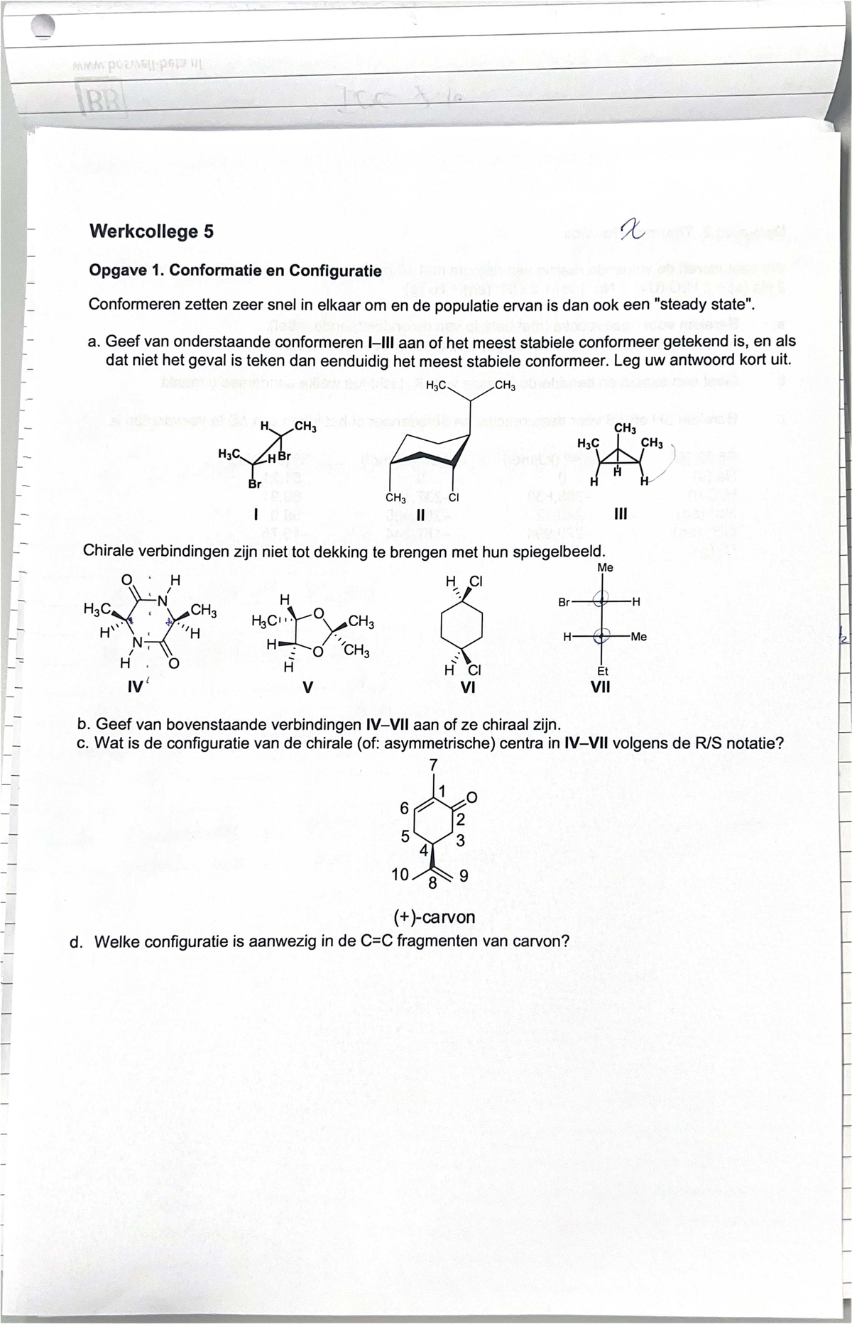 Werkcollege 5: Conformatie en Configuratie Opgaven en Antwoorden ...
