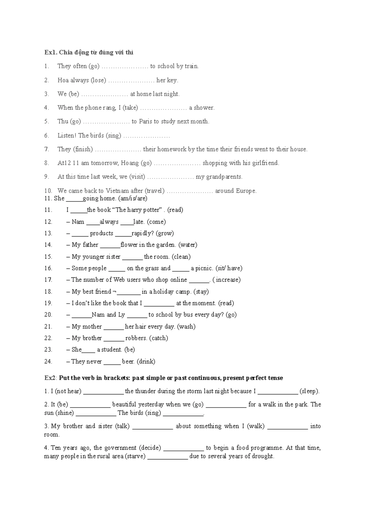 Dap an 3 de - helpful - END-OF-TERM TEST (SEMESTER 1) Thời gian: 60 ...
