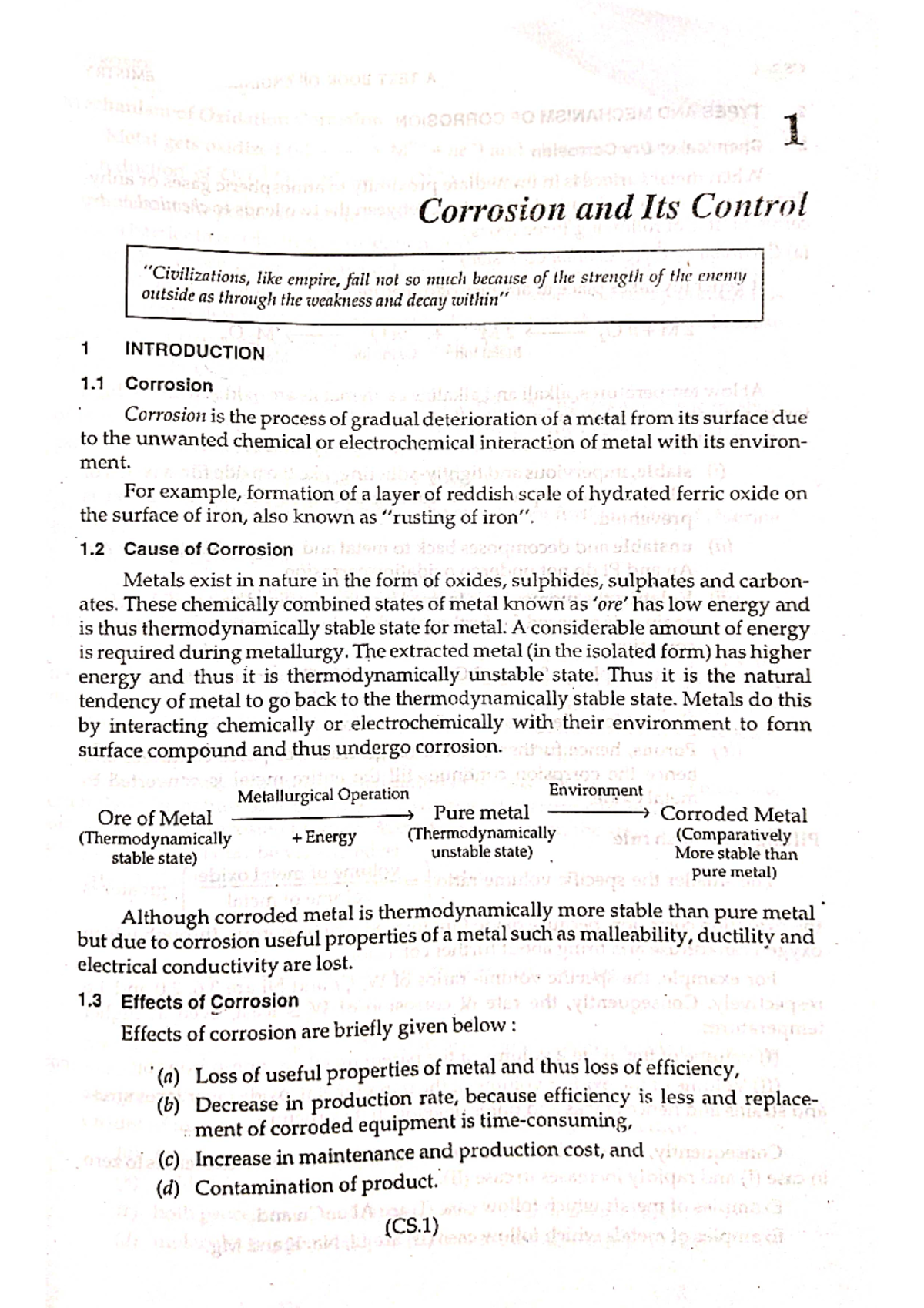 Corrosion Dynamics and Control: A Comprehensive Study (CS) - Studocu