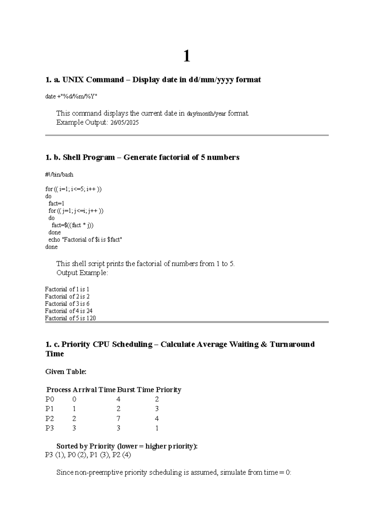 CS3481 - UNIX Commands and Shell Programming Lab Notes - Studocu