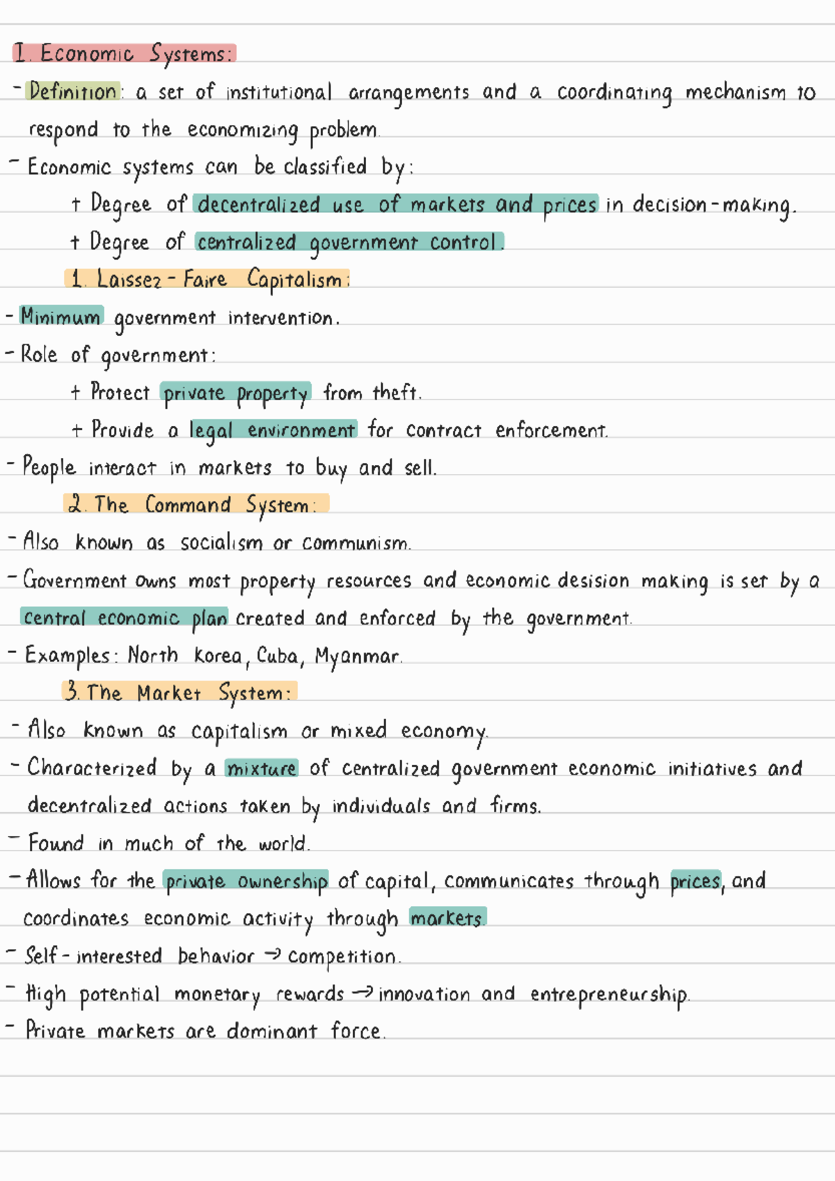 Chapter 2: The Market System & Circular Flow Dynamics (ECO 101) - Studocu