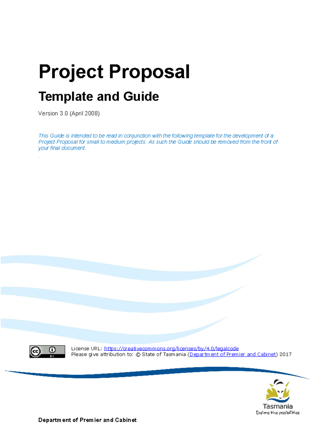 PM001 Project Proposal Template & Guide v3.0 (April 2008) - Studocu