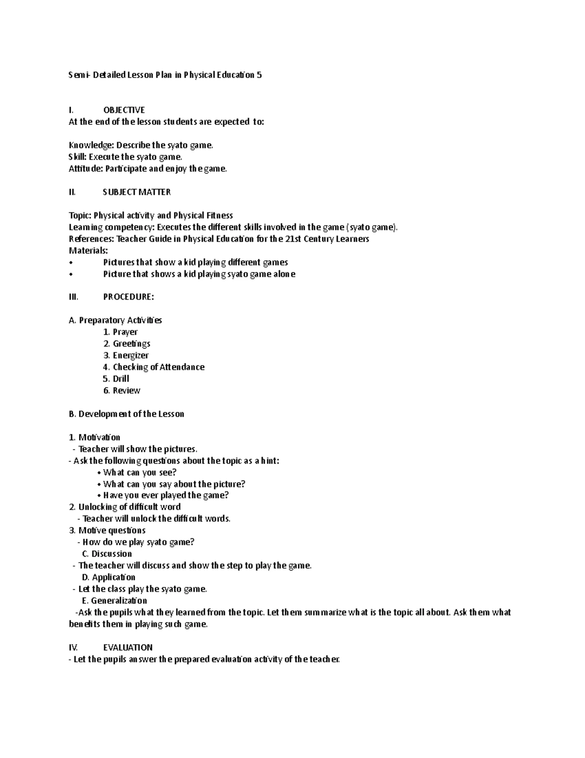 Eng-3-Q1Wk1 - Eng Q1 - Detailed Lesson Plan in English 3 First Quarter ...