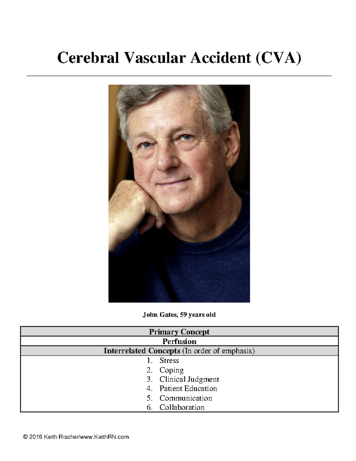 CVA Unfolding Clinical Reasoning Case Study - Student Analysis - Studocu