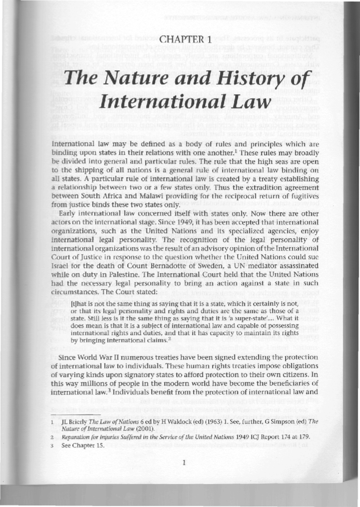 Chapter 1 - textbook notes - CHAPTER 1 The Nature and History of ...