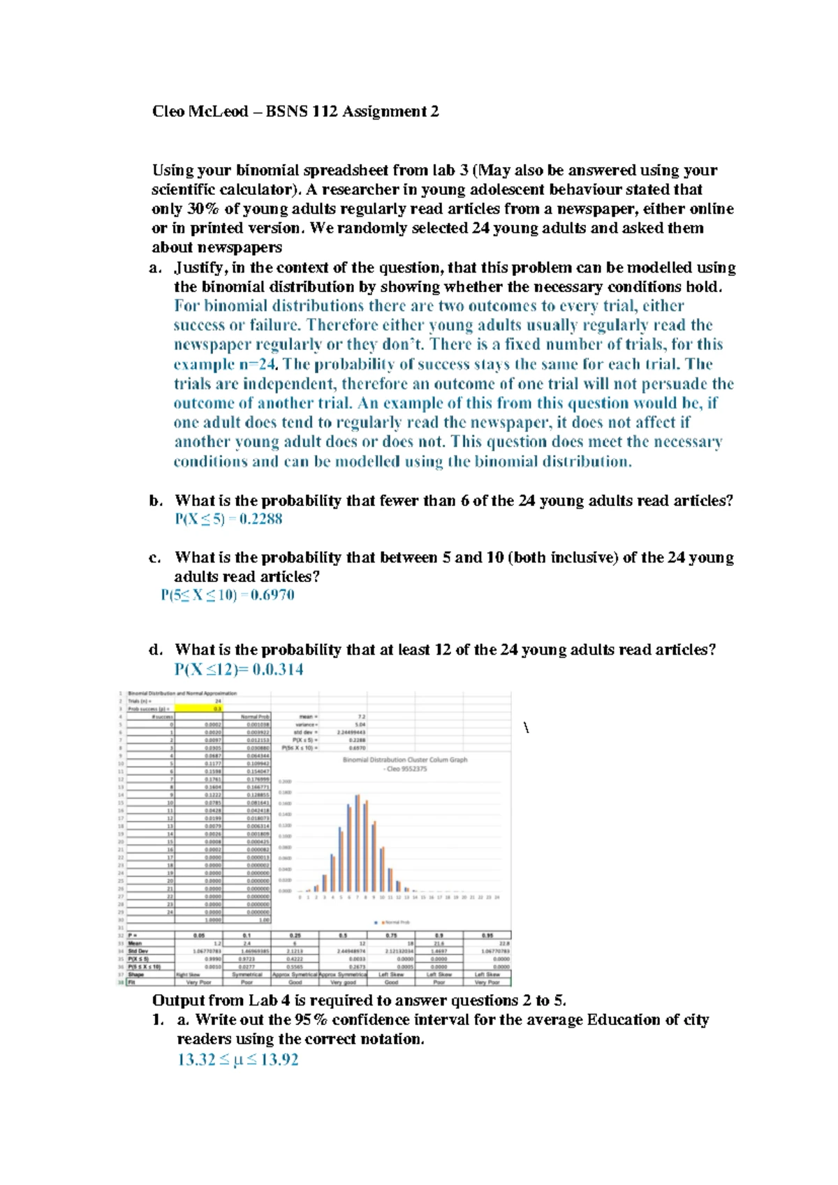 Assignment 3 - SPSS Analysis and Hypothesis Testing (Lab 5 & 6) - Studocu