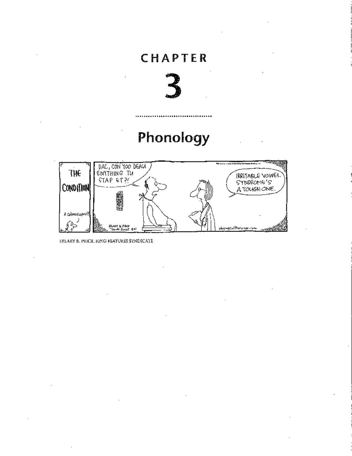 Chapter 3: Phonology Lecture Notes - LING 101 - Studocu